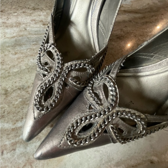 Carlos Santana Chainber Platino Heels - Silver - Picture 2 of 8